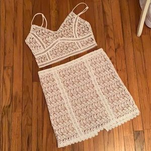 White Lace Set